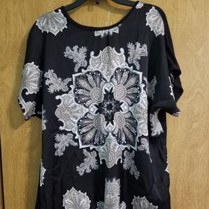 Ladies satin like blouse.